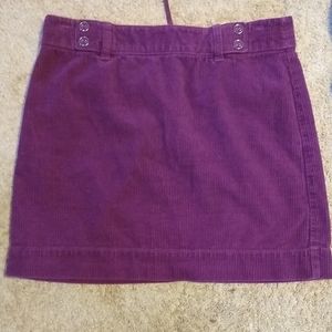 Anne Taylor plum size 4 mini skirt